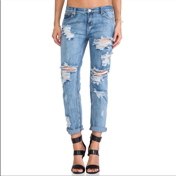 One Teaspoon Pants - One Teaspoon Awesome Baggies in Cobain